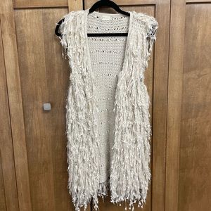 Alter’d State Tia Shag Crochet Vest